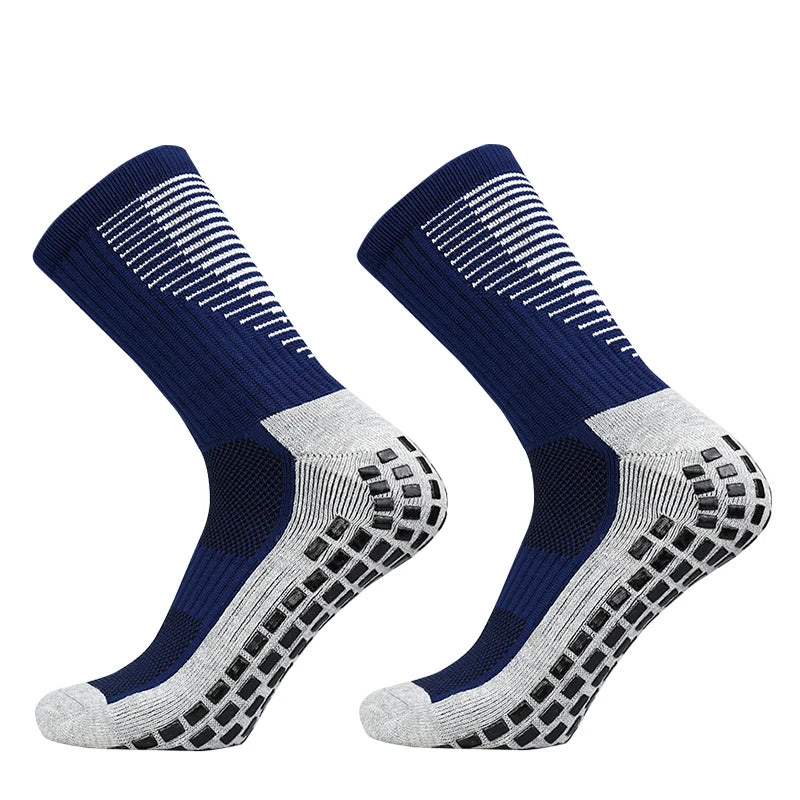 Sports 2025 and New Football Socks Women Men New Socks Non-slip Silicone Bottom Soccer Basketball Grip Socks