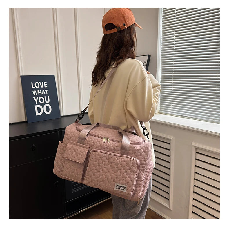 Fashion Travel Bag Handbags Large Capacity Carry On Luggage Bags Men Women Shoulder Outdoor Tote Waterproof Sport Gym Bag