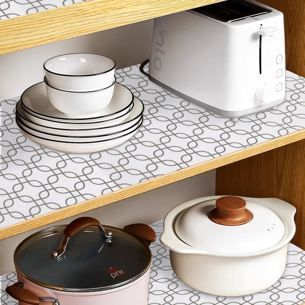1roll EVA Shelf Liner Drawer Liner for Kitchen Cabinet Non-Adhesive,Anti Slip Cabinet Liners,Durable Waterproof Cupboard Liner