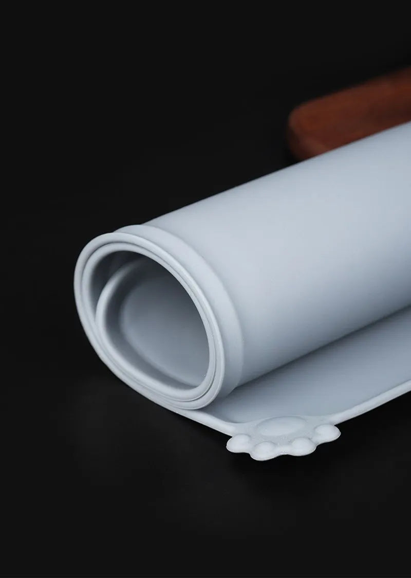 Silicone Pet Mat Pet Food Feeding Pad Waterproof Dog Cat Bowl Food Mat Puppy Feeder Tray Water Cushion Placemat