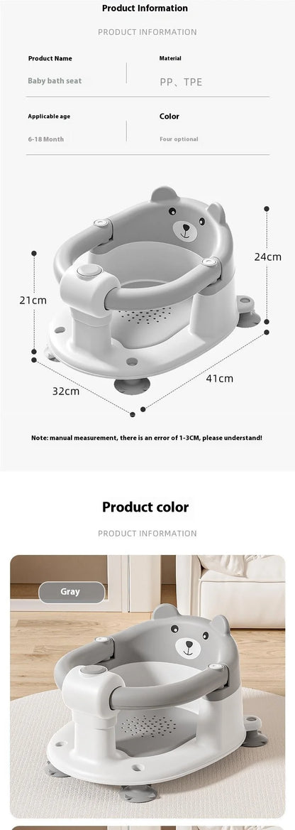 Baby Bathing Seats For Home Use Baby Bathing Artifact Lying On Newborn Bathtub Seats For Non-slip Bath Stool Bath Stool