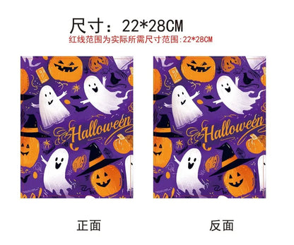 1pc Black Cat Book Sleeve Halloween Pumpkin Book Protector Book Covers for Paperbacks Washable Fabric Cloth Book Cover