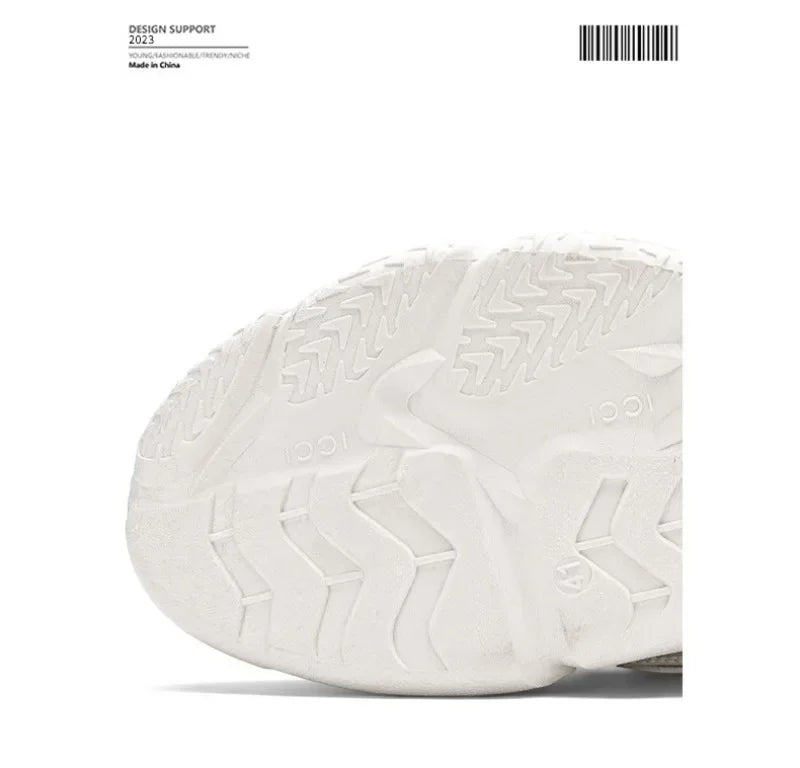 Men's Sneakers 2025 Spring Comfortable Non-slip Outdoor Running Shoes Elasticity Platform Basketball Athletic Tenis Masculino