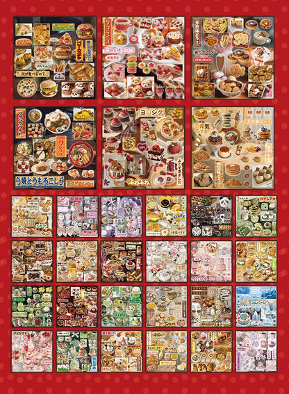 Mr. Paper, Japanese Cuisine Dessert Themed Stickers, Phone Cases, Scrapbooks, Notebooks, Diaries, Decorative Stationery Stickers