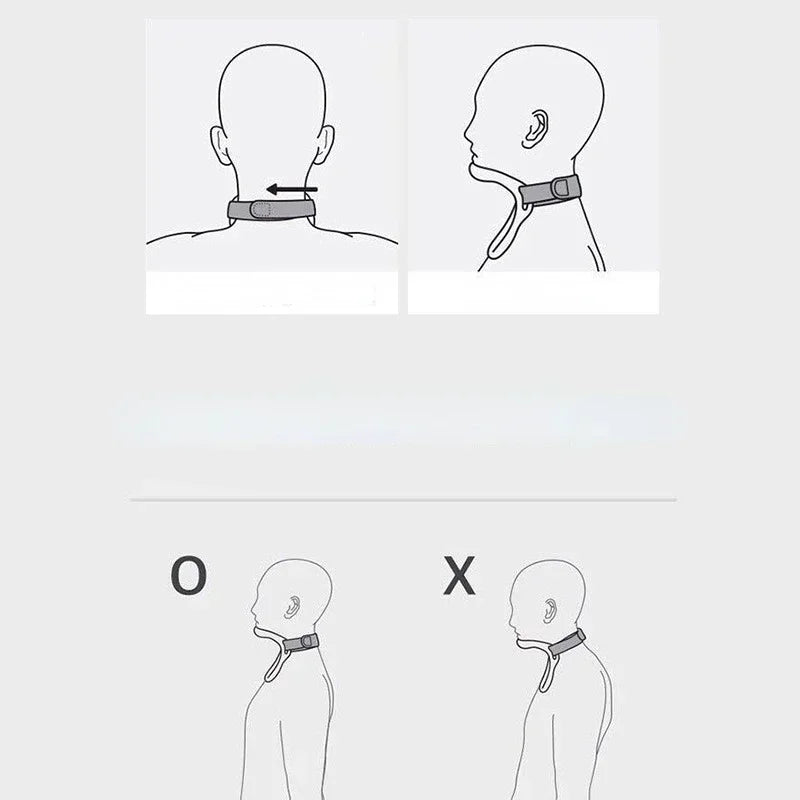 Neck Stretcher Posture Corrector Neck Brace Support Improve Pain Caused Girth Adjustable Correct Effectively Stretcher