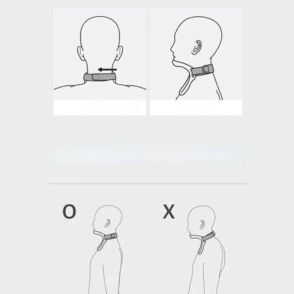 Neck Stretcher Posture Corrector Neck Brace Support Improve Pain Caused Girth Adjustable Correct Effectively Stretcher