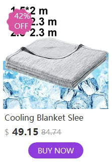 Cooling Blanket Sleeper Summer Blankets Lightweight Breathable Comforter Bed Sofa Travel Camping Hotel Two-Side Blanket Grey