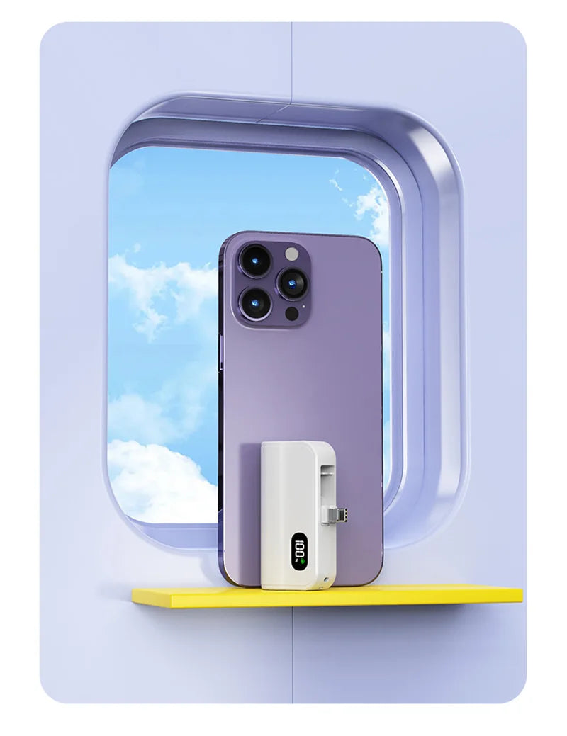 Xiaomi Capsule Power Bank 50000mAh Pocket Power Bank 120W Fast Charge Portable Mini Power Bank Suitable for iPhone and Android