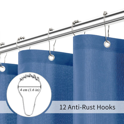 Shower Curtain Solid Color Bathroom Curtain Household Bathing Curtain Shower Curtain for Home Hotel