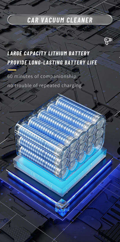 Car Vacuum Cleaner Auto Robot Wireless Cleaning Machine Automotive Car Accessories Home Appliance Tools  Strong Suction Cleaners