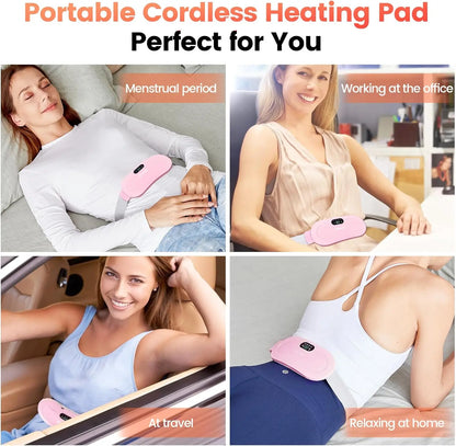 Menstrual pain relief waist massager, can alleviate pain in the uterus, abdomen, and waist, a gift for women and girls