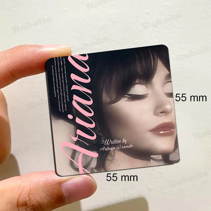 Singer A-Ariana Grande Fridge  Magnet Personalized Fridge Magnet Square Shape Fridge Refrigerator Wall Door Decoration