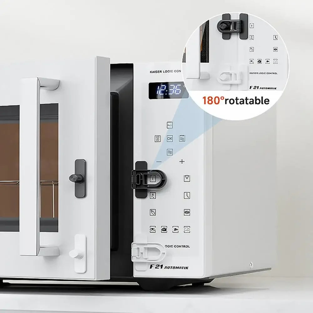 Fridge Child Lock Freezer Locks for Refrigerator Doors Oven Child Safety Lock Oven Baby Proofing Refrigerator Door Safety Locks