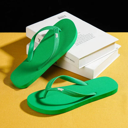 Men's Flip Flops 2025 Summer New Casual Versatile Clip Toe Beach Shoes Trendy Outerwear Anti Slip Cool Slippers