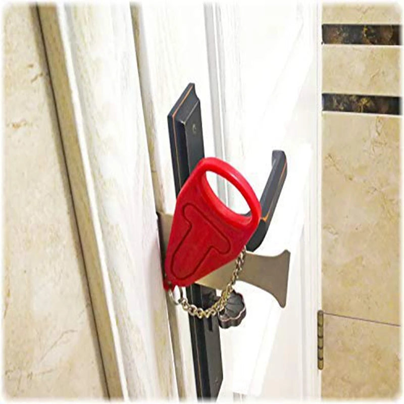 Portable Door Lock For Travel Hotel Self-Defense Door Stop Accommodation Door Stopper Door Lock Anti-theft Security Door Latch