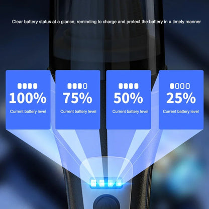 Handheld Vacuum Cleaner Cordless USB Charging Portable for Car Home Office Pet Hair Strong Suction Lightweight Mini Cleaner