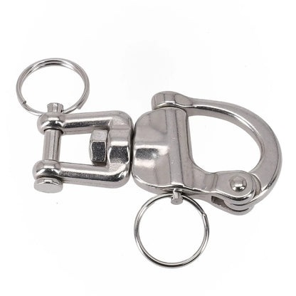 Boat Parts Swivel Shackle Sailboat Sailing Silver Spare Parts Spring Hand Drawn 316 Stainless Steel Accessories