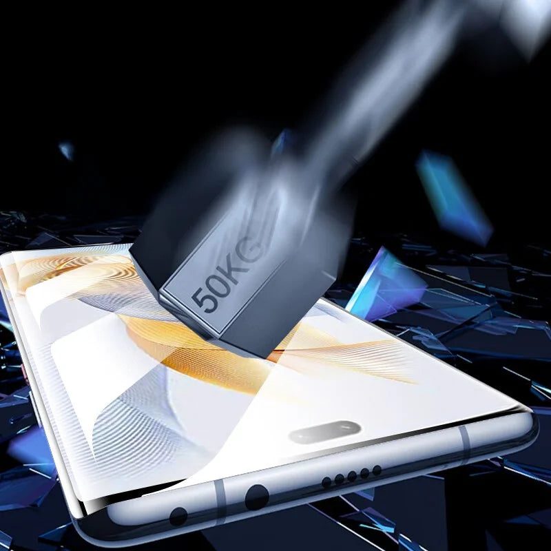 9H Tempered Glass For Huawei Honor 90 Pro 3D Curved Screen Protector On Honor90 90Pro Clear Anti Blue Light Glass
