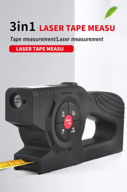 wintape digital display laser distance meter laser tape measure three-in-one intelligent digital measuring ruler
