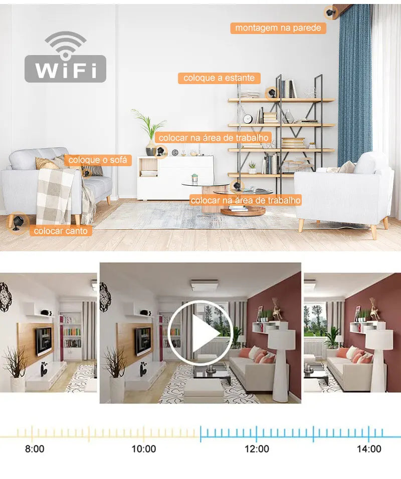 A9 Mini Camera WiFi Wireless Monitoring Security Protection Remote Monitor Camcorders Video Surveillance Smart Home