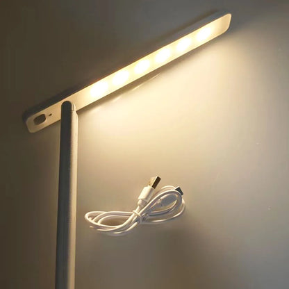LED desktop decorative light, folding desk lamp, dormitory reading light, night light, three-level touch dimming