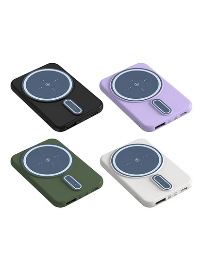 5000mAh Power Bank Magsafe Magnetic Wireless Fast Charging Thin Portable Mobile Phone Accessories