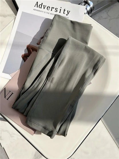 No need wear Underware Yoga Sport Pant Fitness Workout Tights and Soft Women High Waist Running Gym Leggings