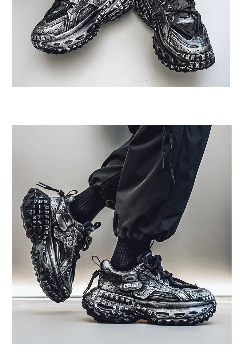 Casual Sneaker Men's Sneakers Loafers Wear-resistant Non-Slip Fashion Sports and Leisure Shoes for Men Outdoor Thick Bottom