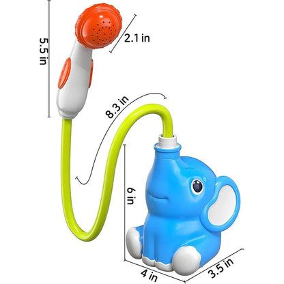 2025 new Baby Bath Shower Head Toys for Kids Ages 2-4 Bath Toys for Infants with Elephant Water Pump for Kids 3-5 Kids Bath Toys