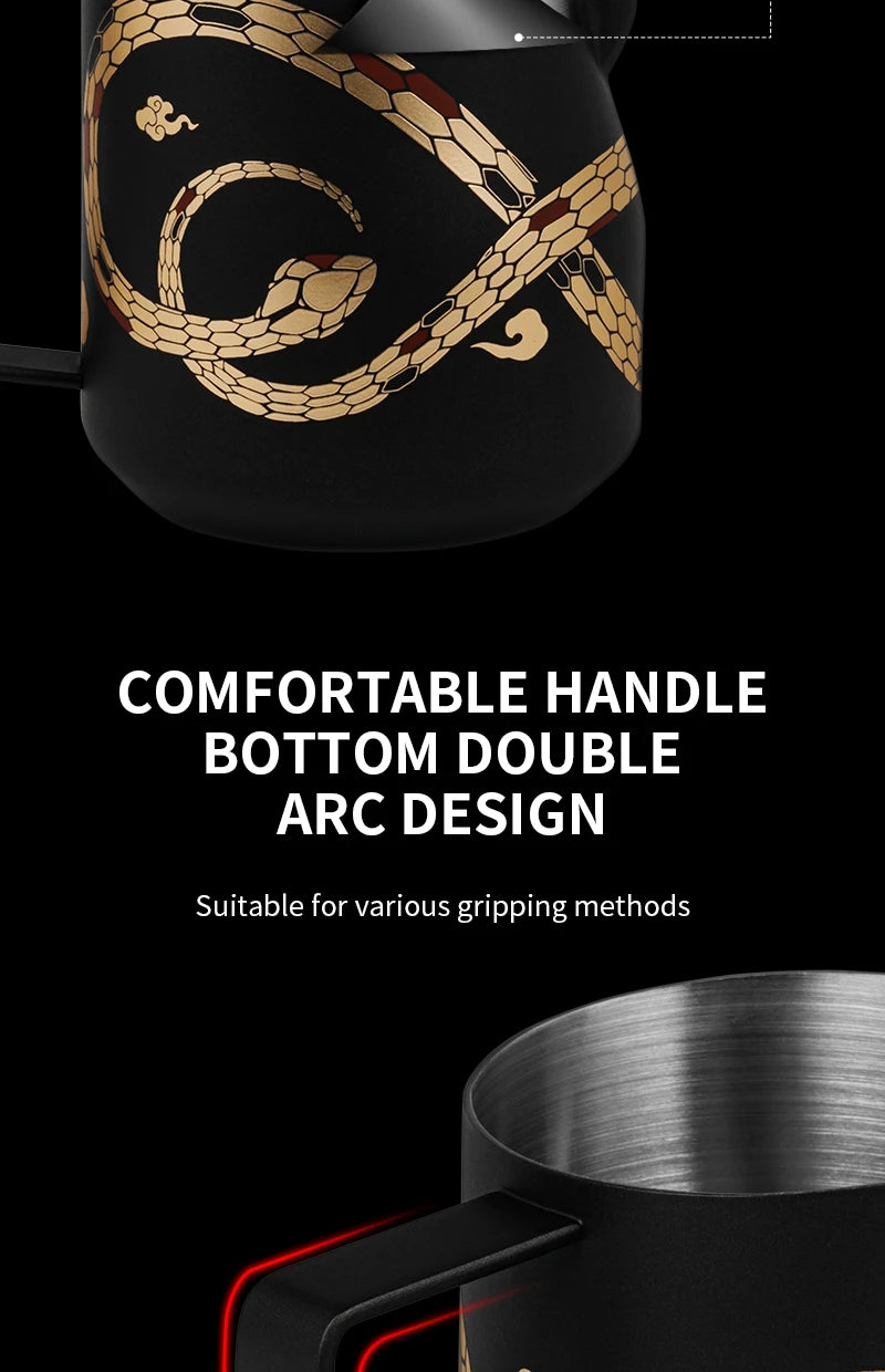 MHW-3BOMBER Coffee Milk Frothing Jug Latte Art Cup Stainless Steel Milk Frother Pitcher Jug Espresso Coffee Accessories