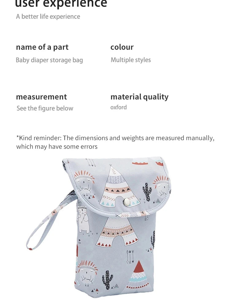 Waterproof Baby Nappy Storage Bag Nappy Bag Outdoor Portable Bag Nappy Bag Nappy Bag Mummy Bag