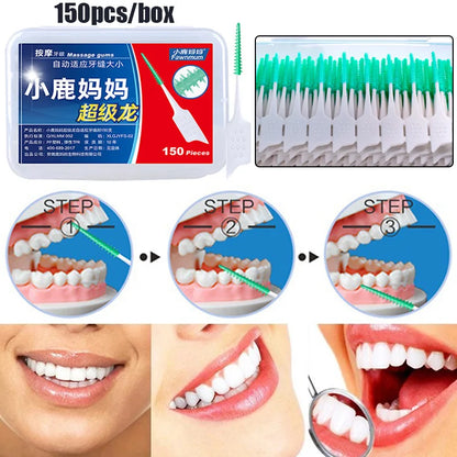 200Pcs Dental Floss Water Pick Dental Dentistry Beauty Health Dental Products Tooth Pick Interdental Brushes Dental Supplies