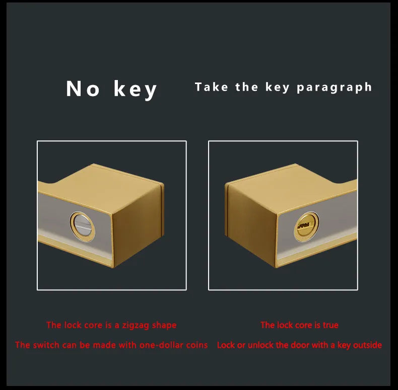 TOPKNORR Room Door Lock Indoor Magnetic Mute Ecological Door Lock Wooden Door Bedroom Toilet Household Door Lock Door Handle