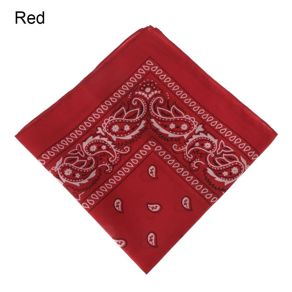 Sports Supplies Handkerchief Neck Scarf Printed Square Scarves Paisley Bandana Hair Band Wristband