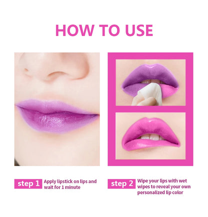Magic Lipstick Temperature Color Changing Lip Stain Gloss Moisturizing Long Lasting Waterproof Lip Balm 6Colors Women Lipstick