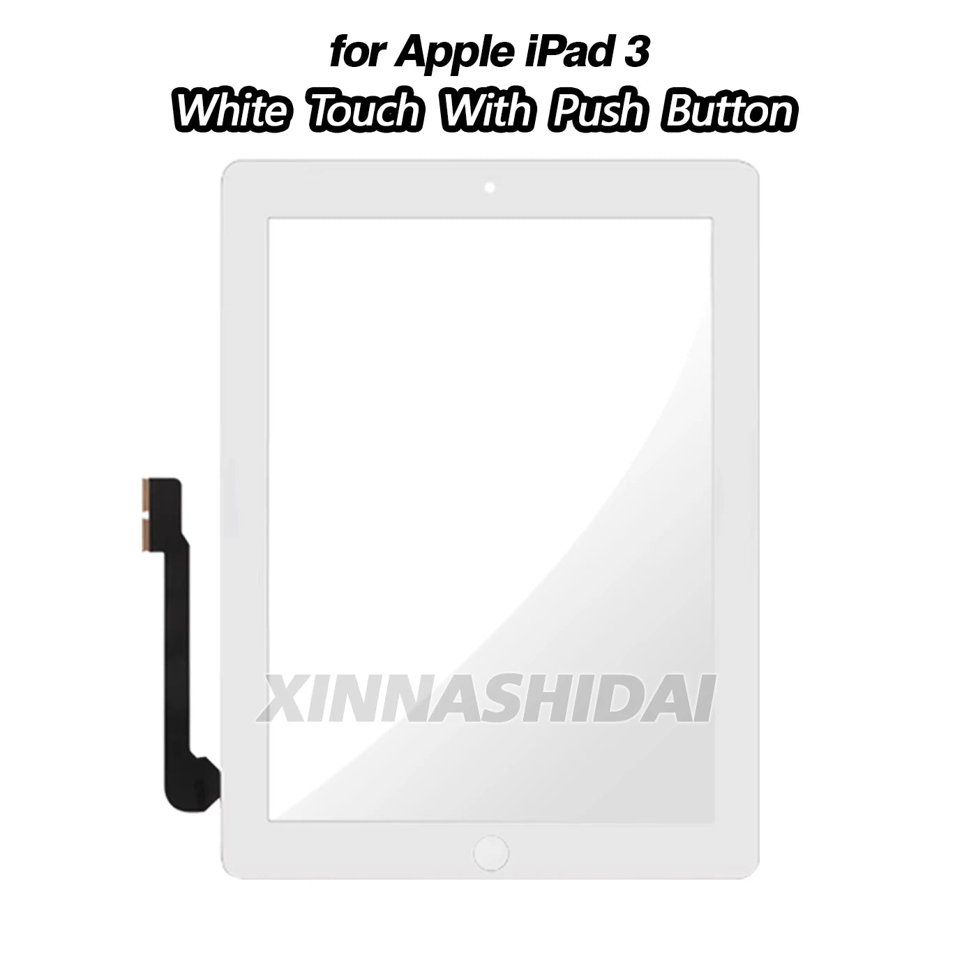 Tablet Touch Panel For iPad 3 A1416 A1430 A1403 Touch Screen Digitizer Assembly with Home Button For iPad 3 Screen Replecement