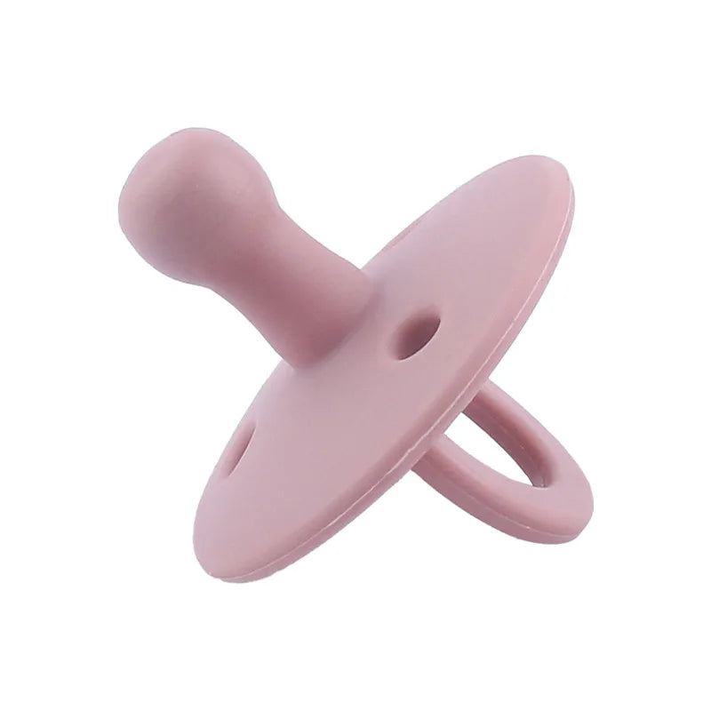 Baby Silicone Pacifier Newborn Infant Chewing Supplies Nipple Dummy Soft Teether Toy Food Grade Silicone Nursing Accessories
