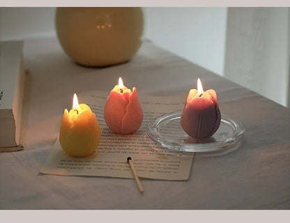 Tulip Scented Candles Gifts Handmade Birthday Gifts Decorative Ornaments Flower Shaped Candles