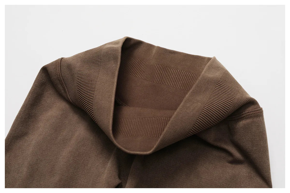 Yoga Pants Impact Leggings Women Seamless Sports Yoga Pant High Waist Ribbed Gym Clothes Fitness Workout Wear Scrunch Bum Tights