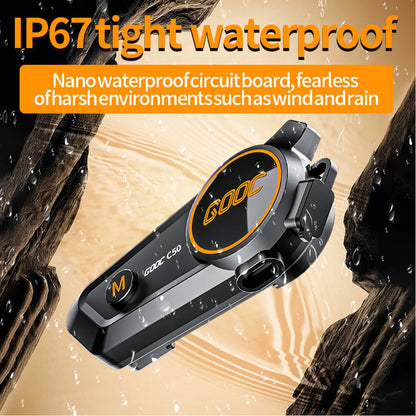 Bluetooth 5.3 Helmet Headset Wireless Hands-free Call Phone Kit Motorcycle Waterproof Earphone MP3 Music Player Speaker for Moto