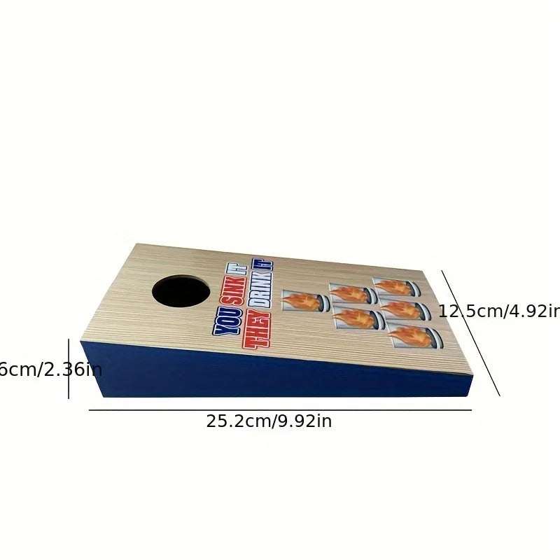 Wooden sandbag sports game simple drinking game props throw sandbag
