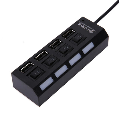 USB Splitter 4 Port Multiple Expander Docking Stations USB 2.0 Type C Hub OTG Adapter for Laptop PC Keyboard Mouse