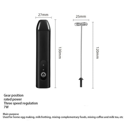 Electric Milk Frother Handheld Egg Beater Foamer Coffee Maker Electric Blender Mixer Mini Portable Blender Kitchen Tool