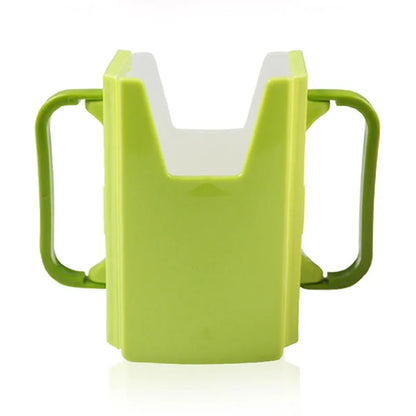 Infant Anti-Spill Cup Holder Bottle Cup Milk Holder Adjustable Safety Plastic Baby Toddler Juice Box Drinking