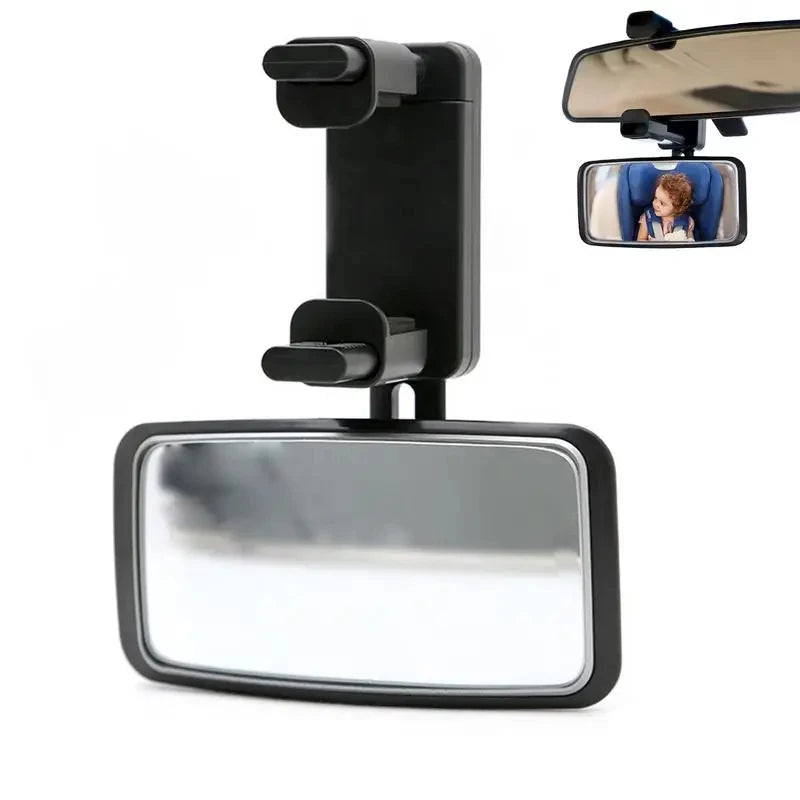 Baby Mirror Car Interior Rear View Mirror Clip Rear Facing Mirrors For Auto Safety Driving Kids Baby Monitor Angle Adjustable