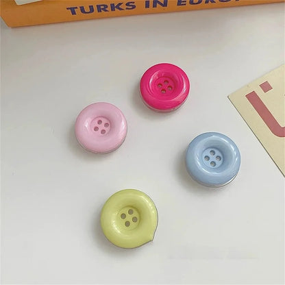 3D Simulated Button Phone Stand New Adhesive Phone Grip Phone Stand Cute Adhesive Retractable Phone Stand