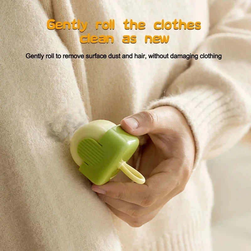 Strong Adhesive Mini Lint Roller Reusable Hair Sticking Machine for Clothes Washable Pets Furniture Clean Time-Saver Hair Sticky