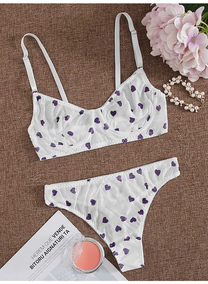 Female Lingerie Sexy Lingerie for Women Body Shorts Push-up Bra Fancy Woman Underwear Transparent Intimate Lingerie Set