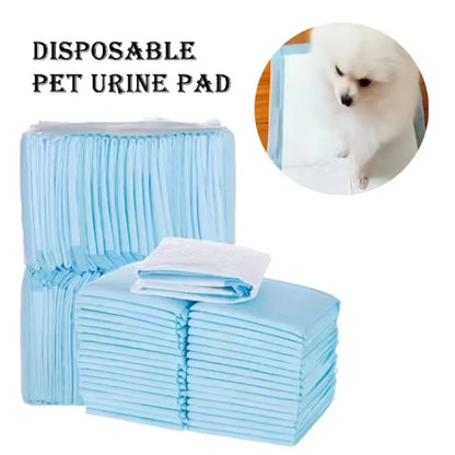 100/50/40/20PCS Pet Diaper Pads Absorbent Odor-Control Quick Dry Puppy Dog Training Pee Mats Pet Supplies Dog Toilet Disposable