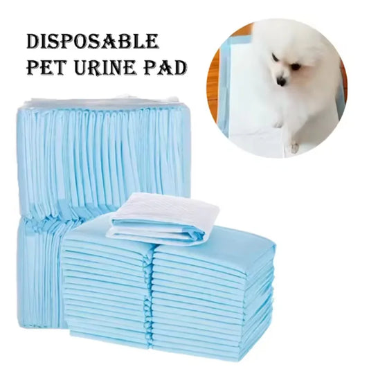 100/50/40/20PCS Pet Diaper Pads Absorbent Odor-Control Quick Dry Puppy Dog Training Pee Mats Pet Supplies Dog Toilet Disposable